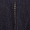 Veste sans col denim brut femme