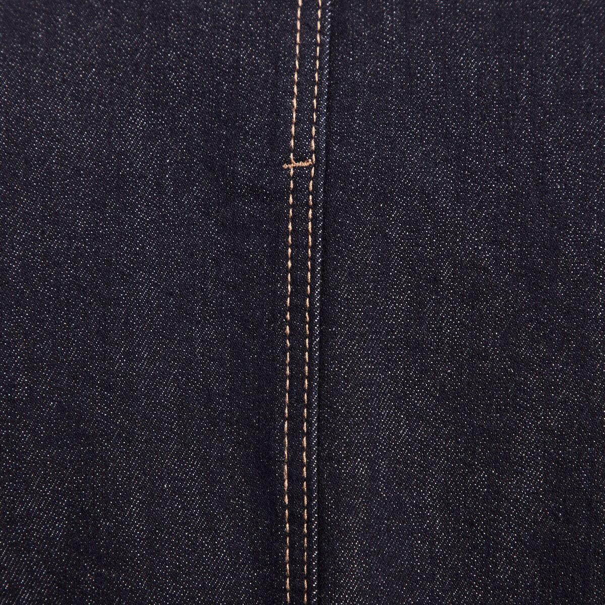 Veste sans col denim brut femme