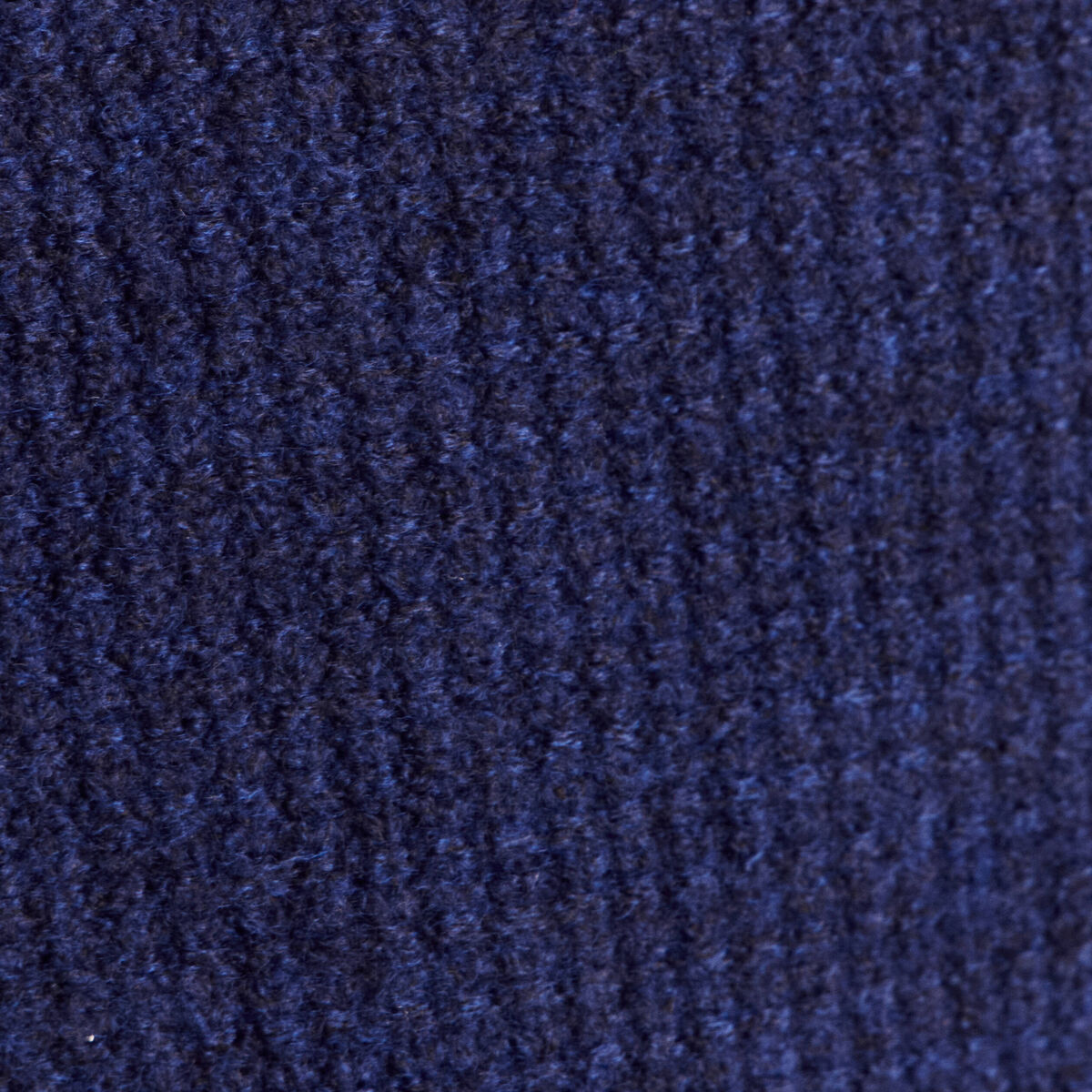 Gilet sans manches aspect laineux bleu marine femme