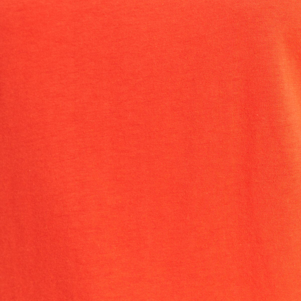 T-shirt manches courtes brodé orange foncé femme