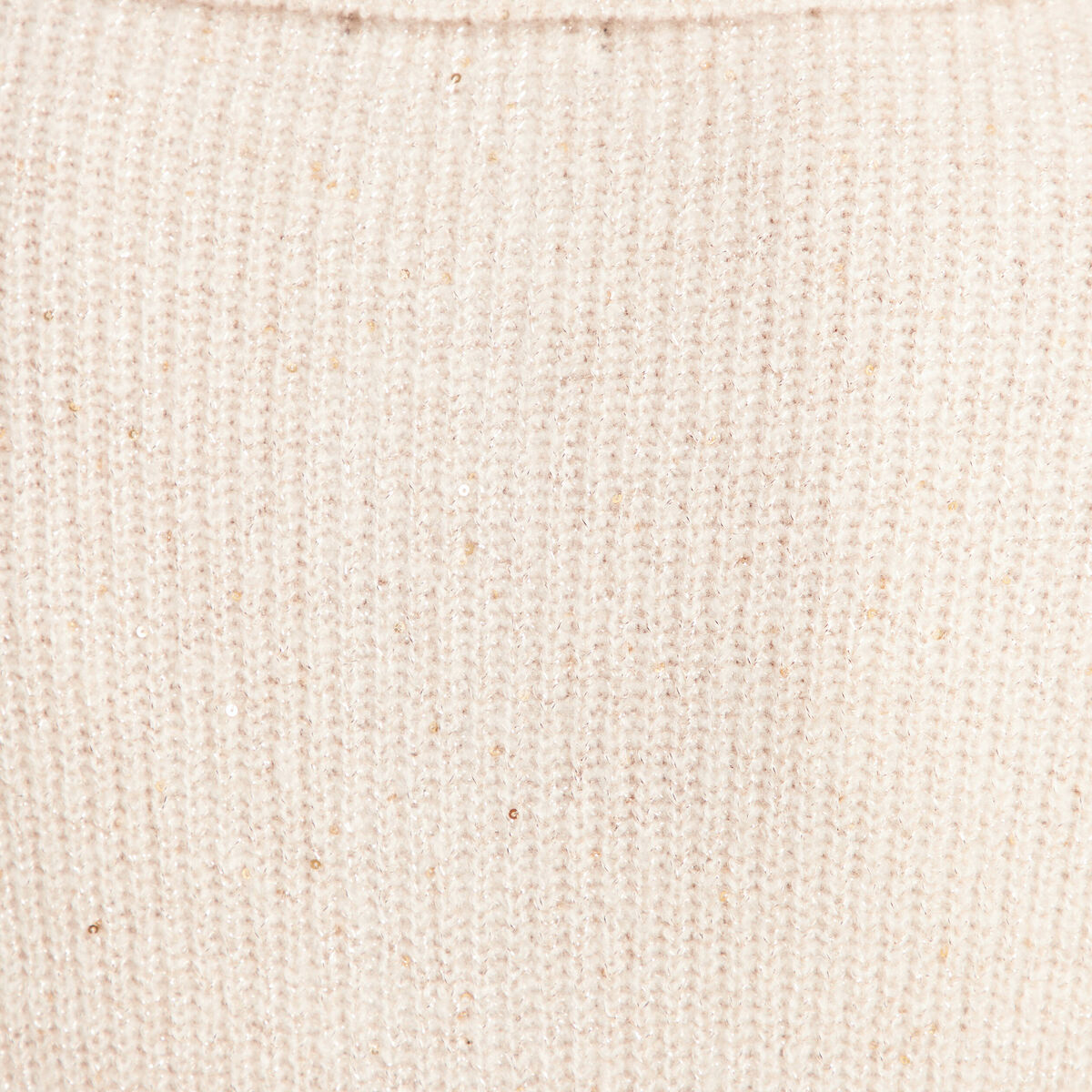 Pull manches longues couleur or femme