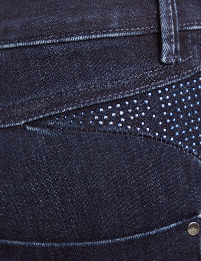 Jean ajusté 7/8ème denim brut femme