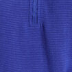 Blouse fluide col v manches courtes bleu fonc&eacute; femme