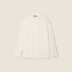 Chemise manches longues ecru femme