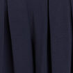 Pantalon jupe-culotte large bleu foncé femme