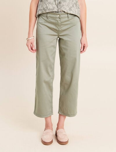 Pantalon r&eacute;versible gris femme