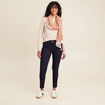 Jeans léger taille standard 7/8ème denim brut femme