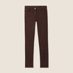 Pantalon chaud magique marron foncé femme