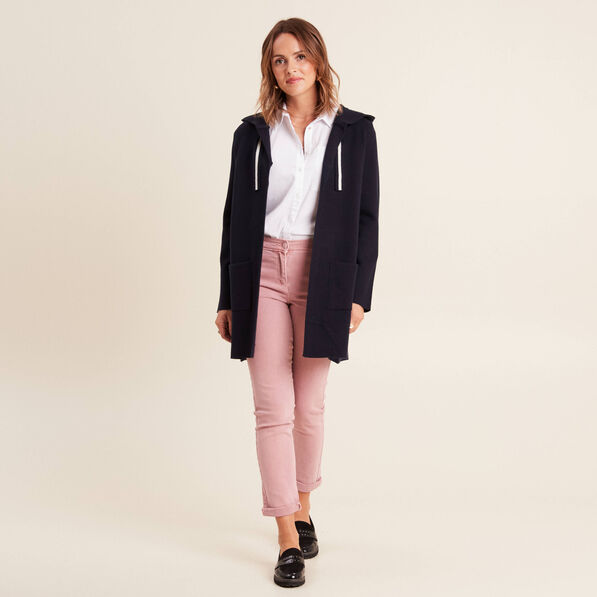jean ajuste 78eme 5 poches mauve femme Jean ajusté 7/8ème 5 poches mauve femme