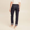 Jean ajusté taille standard denim brut femme