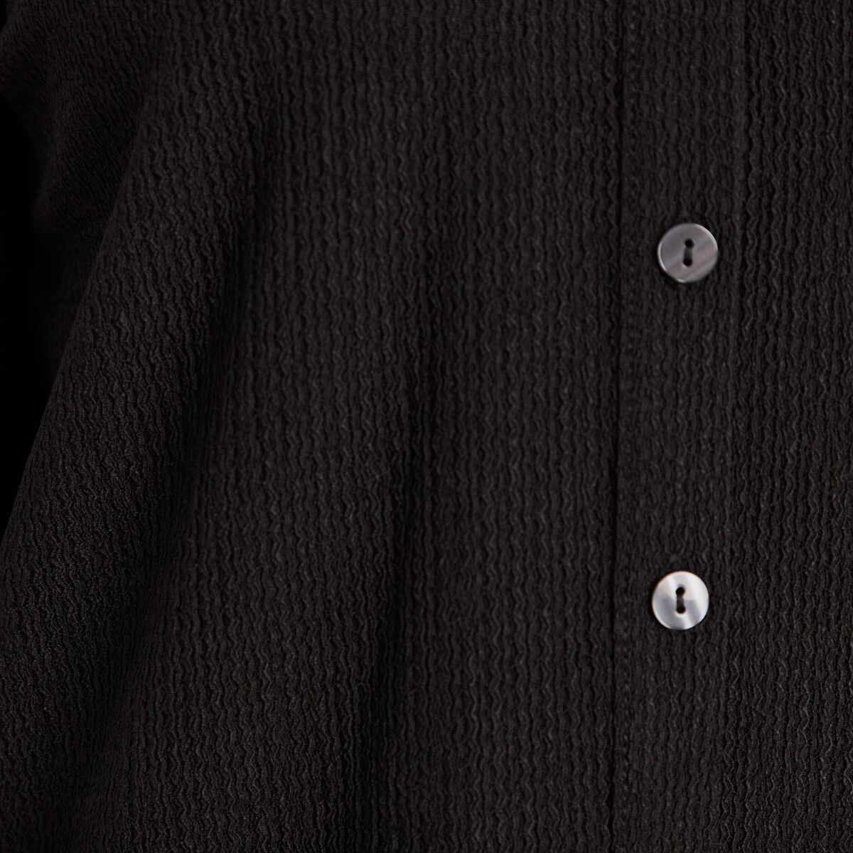Blouse manches longues noir femme