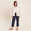 Parka ample courte manches longues sable femme