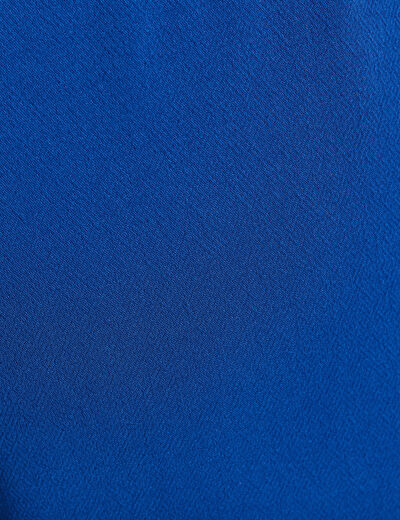 Pantalon urbain 7/8ème bleu electrique femme