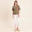 Pantalon magique Le L&eacute;ger coupe droite beige femme