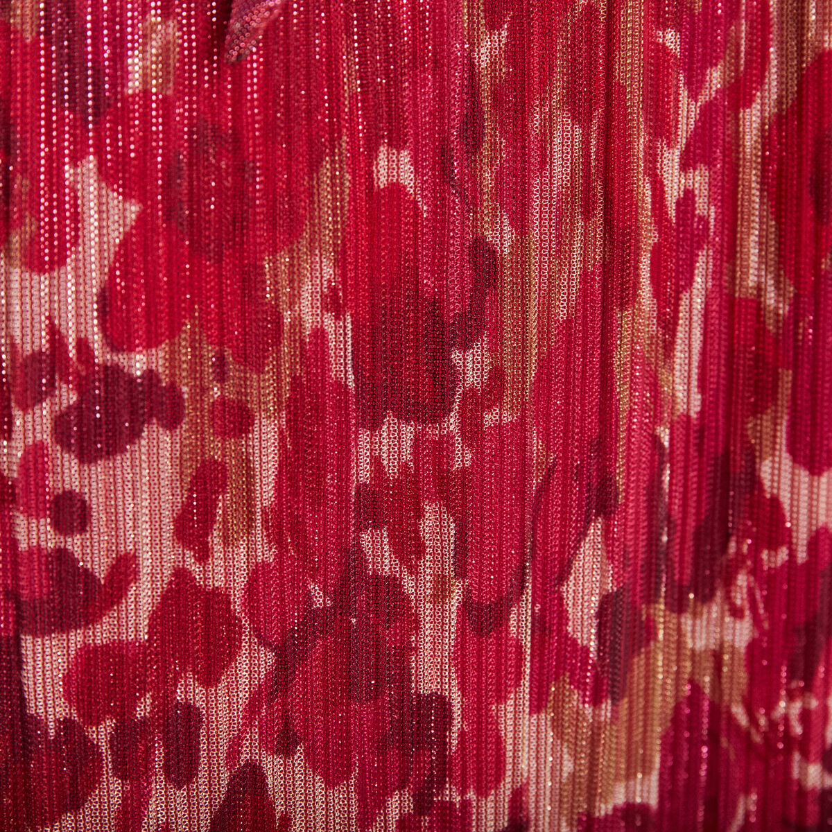 Robe longue portefeuille rose cerise femme