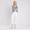 Blouse manches 3/4 noir femme