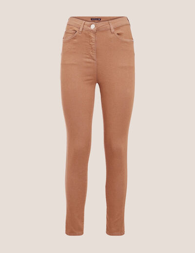 Pantalon magique Le L&eacute;ger coupe ajust&eacute;e marron femme