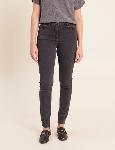 Pantalon magique l'unique denim gris femme