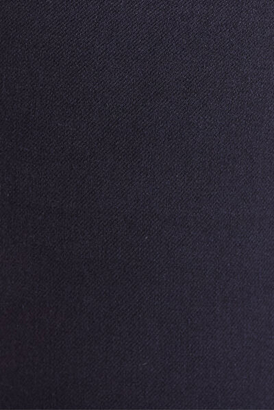 Pantalon léger taille standard 7/8ème bleu marine femme