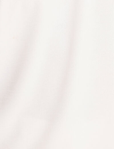 Blouse manches 3/4 ecru femme