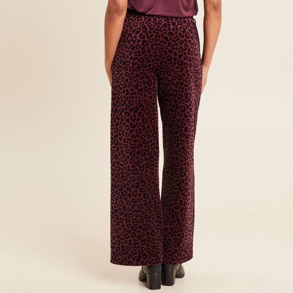 pantalon large velours marron fonce femme Pantalon large velours marron foncé femme
