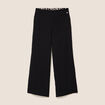 Pantalon magique Le R&eacute;versible large noir femme