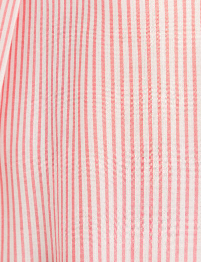 blouse fluide manches 3/4 rouge femme