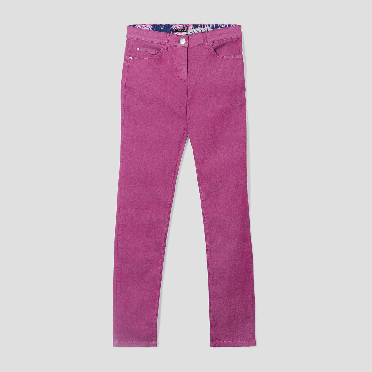 Pantalon magique ajusté taille standard violet clair femme