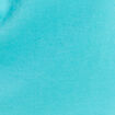 T-shirt col rond manches courtes brod&eacute; vert turquoise femme
