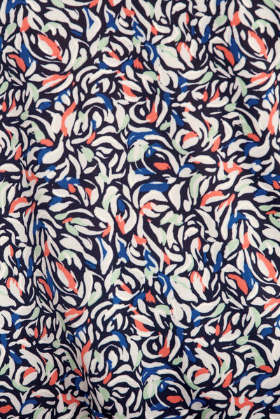 T-shirt à manches courtes bleu femme