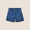 Short en jean denim stone femme
