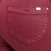 Pantalon magique L'Unique effet brillant bordeaux femme