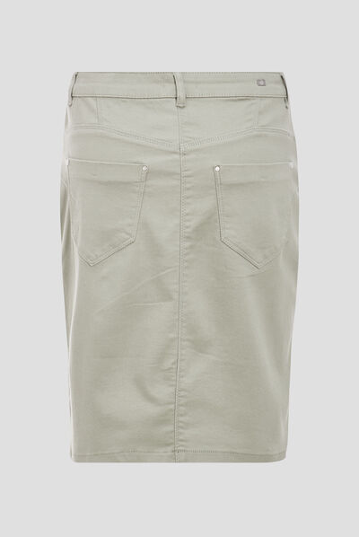 Jupe droite vert clair femme