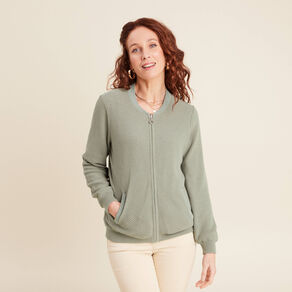 Gilet réversible esprit bomber jaune citron femme