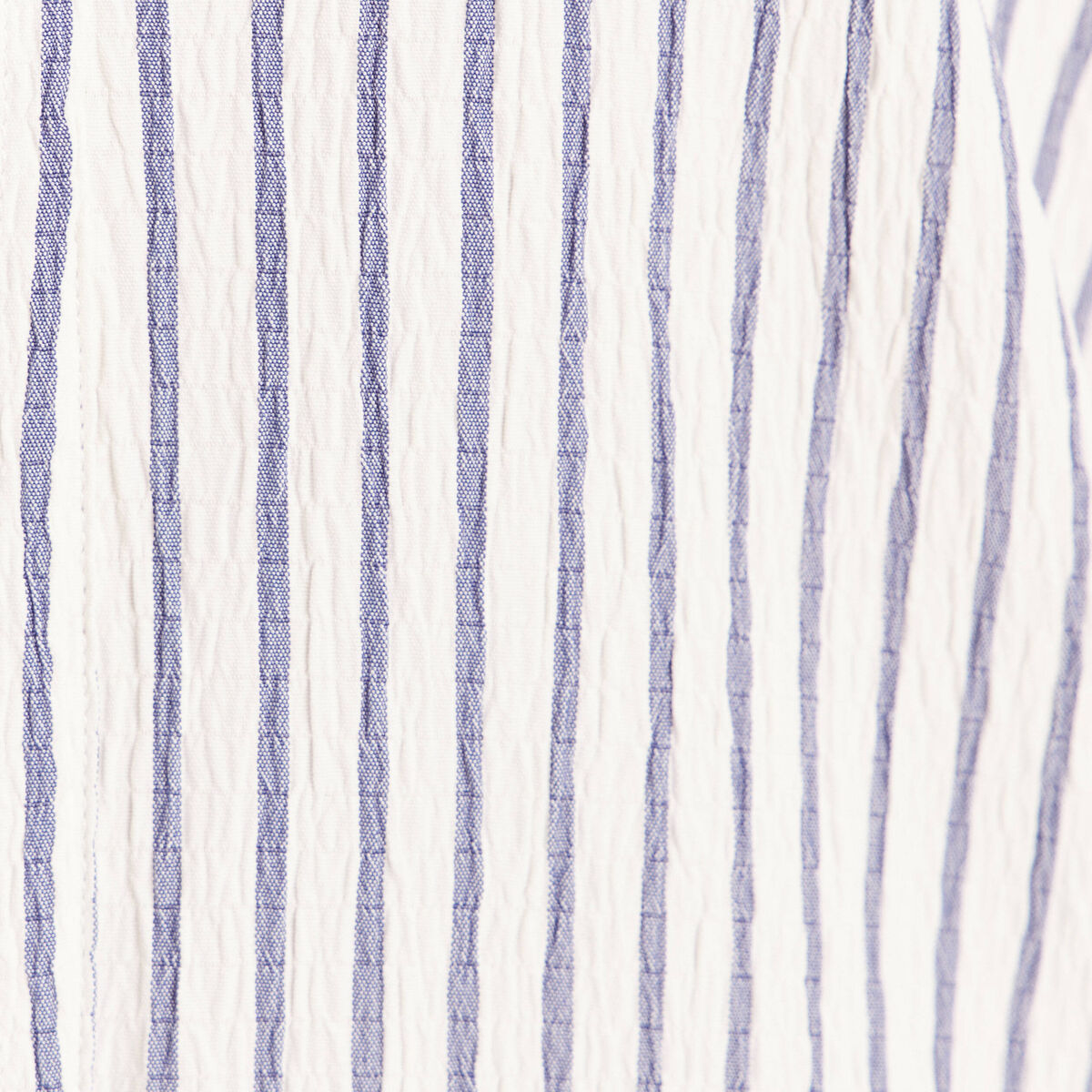Chemise fluide manches longues bleu femme