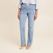 Pantalon jogpant 7/8ème en coton denim double stone femme
