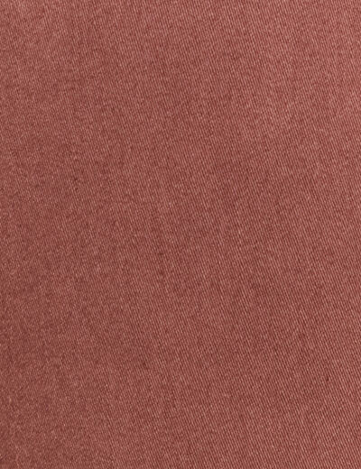 Pantalon ajusté taille haute marron foncé femme