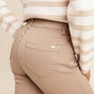 Pantalon magique L'Unique effet brillant taupe femme