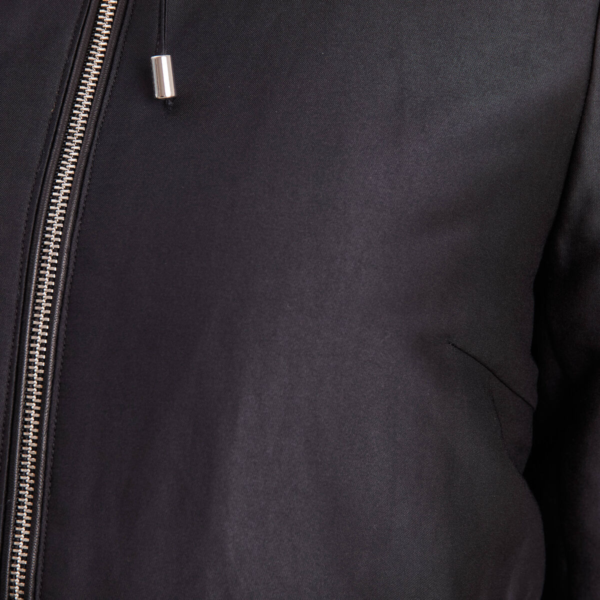 Parka r&eacute;versible &agrave; capuche noir femme