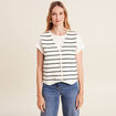 Gilet sans manches blanc femme