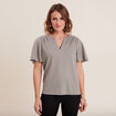 T-shirt manches courtes vert clair femme