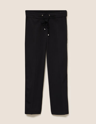Pantalon taille standard noir femme