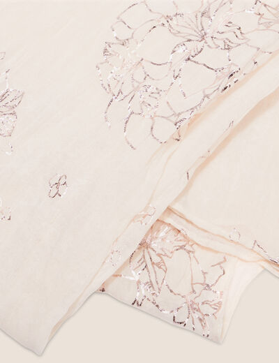Foulard ivoire femme