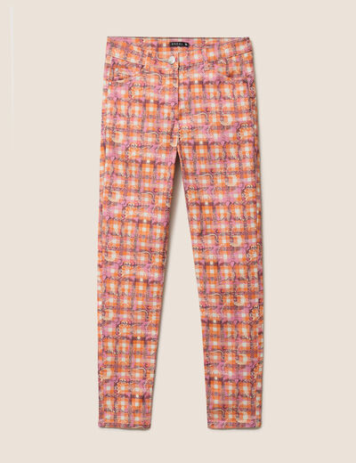 Pantalon magique Le L&eacute;ger coupe ajust&eacute;e orange femme