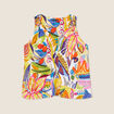 Blouse sans manches multicolore femme