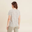 T-shirt manches courtes vert kaki femme