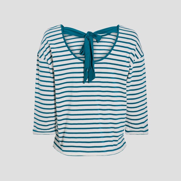 t shirt manches 34 vert canard femme T-shirt manches 3/4 vert canard femme