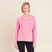 Sweat manches longues rose femme
