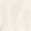Pull manches longues ajouré ecru femme