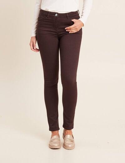Pantalon magique Le Chaud marron fonc&eacute; femme